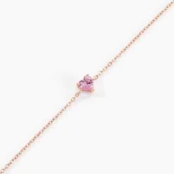 Histoire d'Or Bracelet Kelvyn Argent Rose Oxyde De Zirconium argent rose oxyde rose