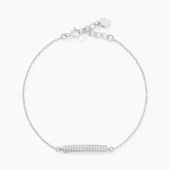 Histoire d'Or Bracelet Kiara Argent Blanc Oxyde De Zirconium Discount