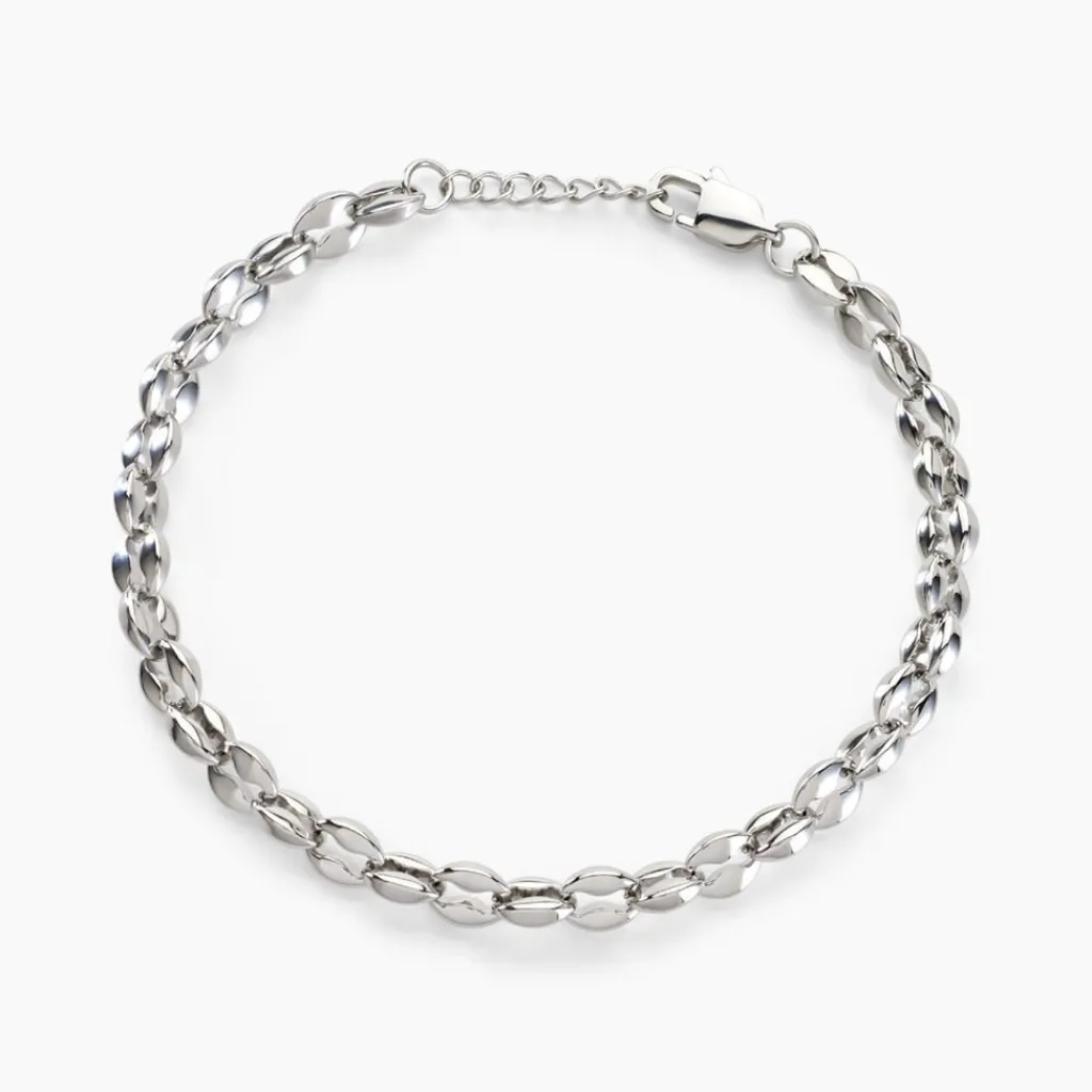 Histoire d'Or Bracelet Kresten Acier Argenté Outlet