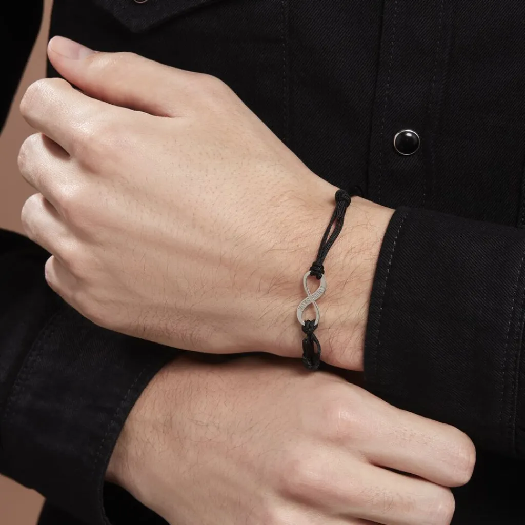 Histoire d'Or Bracelet Kwesi Argent Blanc Discount