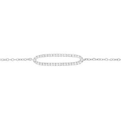 Histoire d'Or Bracelet Laïde Argent Blanc Oxyde De Zirconium Discount