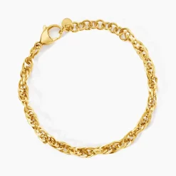Histoire d'Or Bracelet Lady Code Acier Jaune Hot
