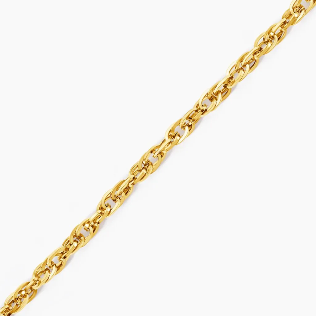 Histoire d'Or Bracelet Lady Code Acier Jaune Hot