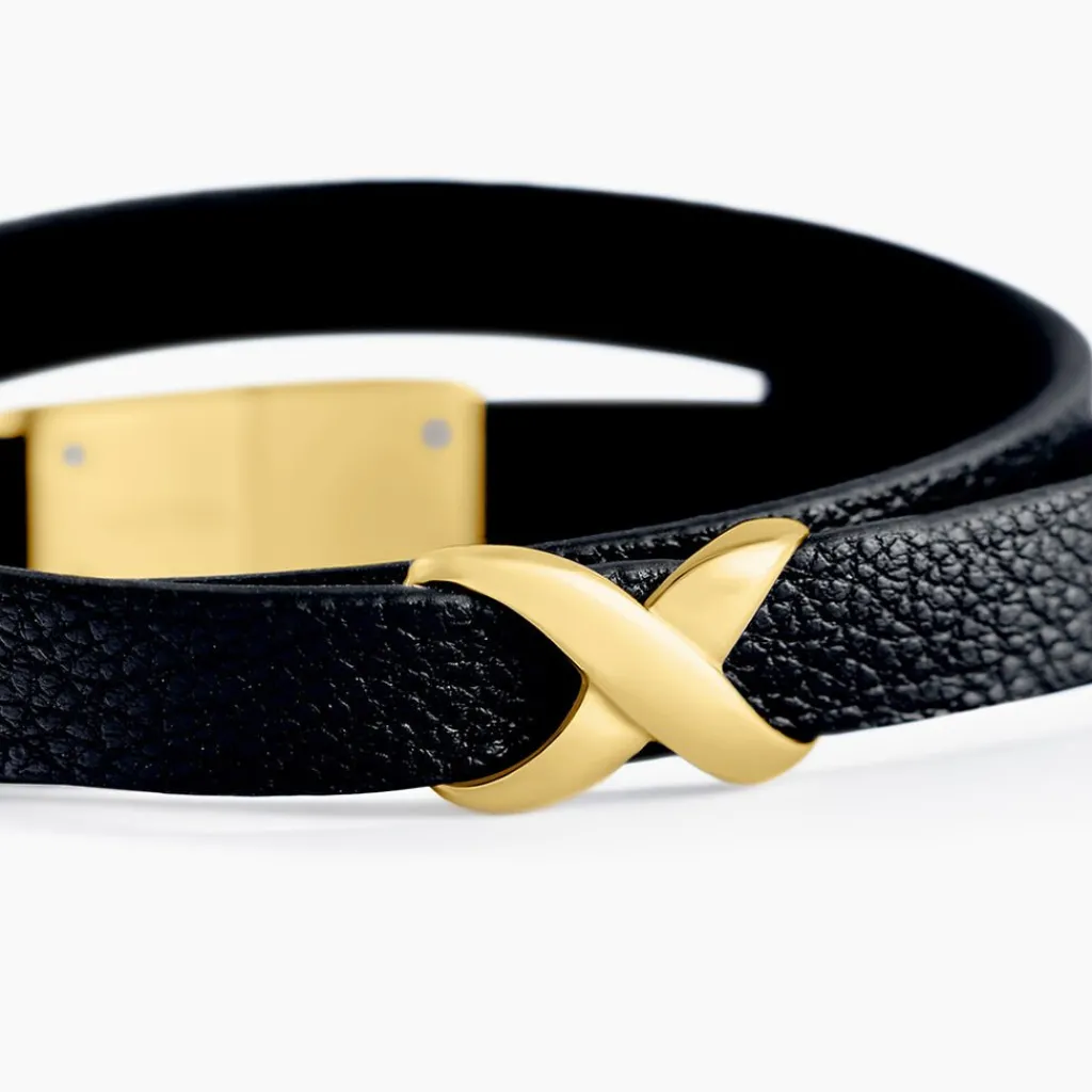 Histoire d'Or Bracelet Laetus Acier Jaune Clearance