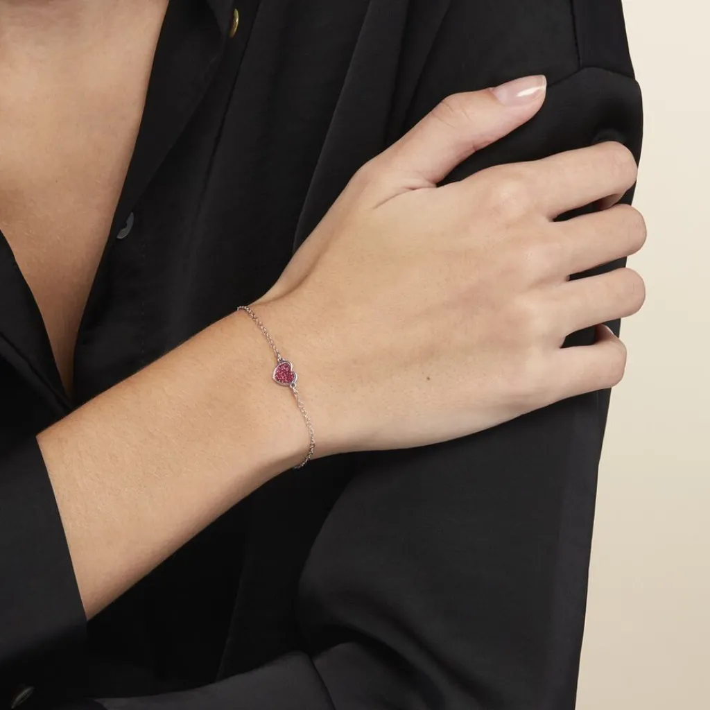 Histoire d'Or Bracelet Lara Argent Blanc