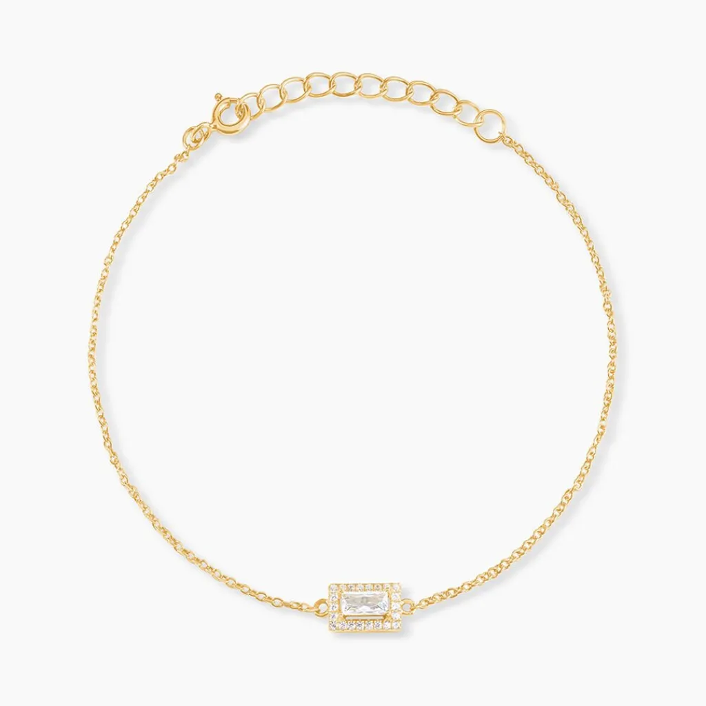 Histoire d'Or Bracelet Laurine Argent Jaune Oxyde De Zirconium Discount