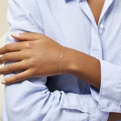 Histoire d'Or Bracelet Lawry Or Jaune Oxyde De Zirconium