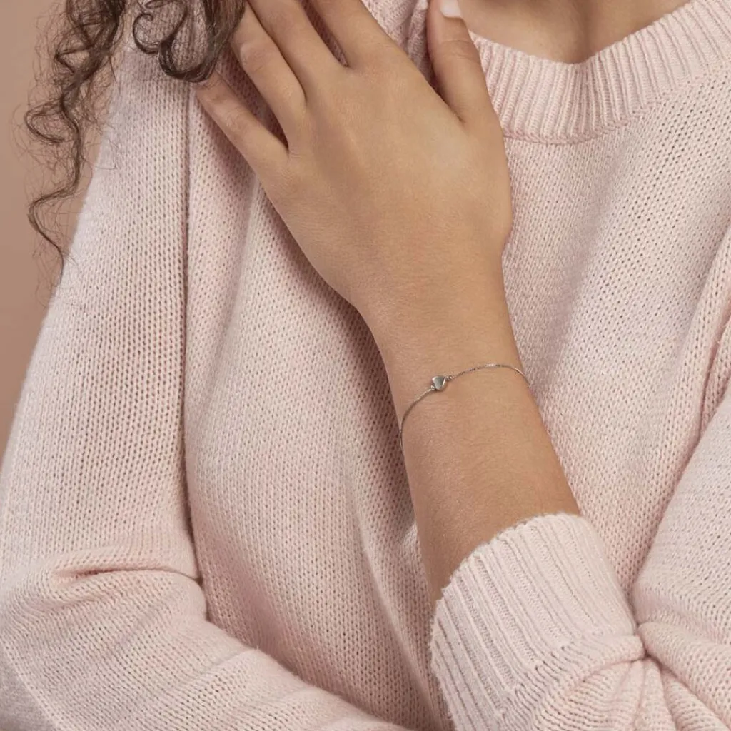 Histoire d'Or Bracelet Leandra Argent Blanc New