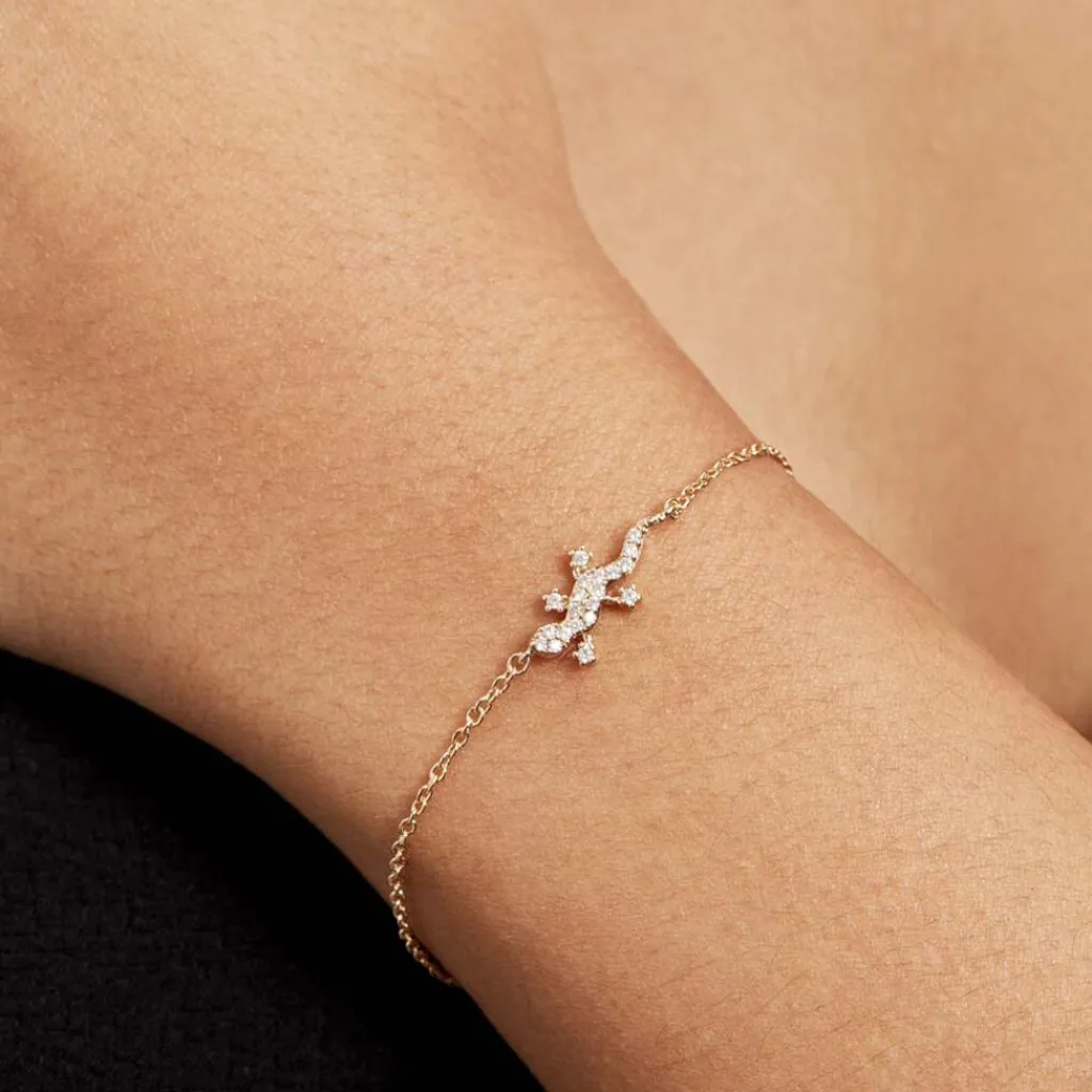 Histoire d'Or Bracelet Lehar Plaqué Or Oxyde De Zirconium Outlet