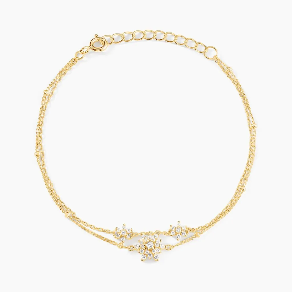 Histoire d'Or Bracelet Leila Argent Jaune Oxyde De Zirconium Sale