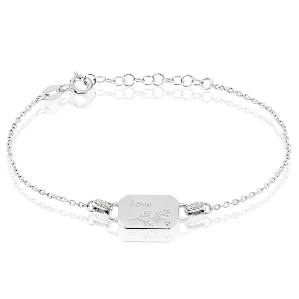 Histoire d'Or Bracelet Lenus Argent Oxydes De Zirconium Outlet
