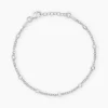 Histoire d'Or Bracelet Leodie Argent Blanc Sale