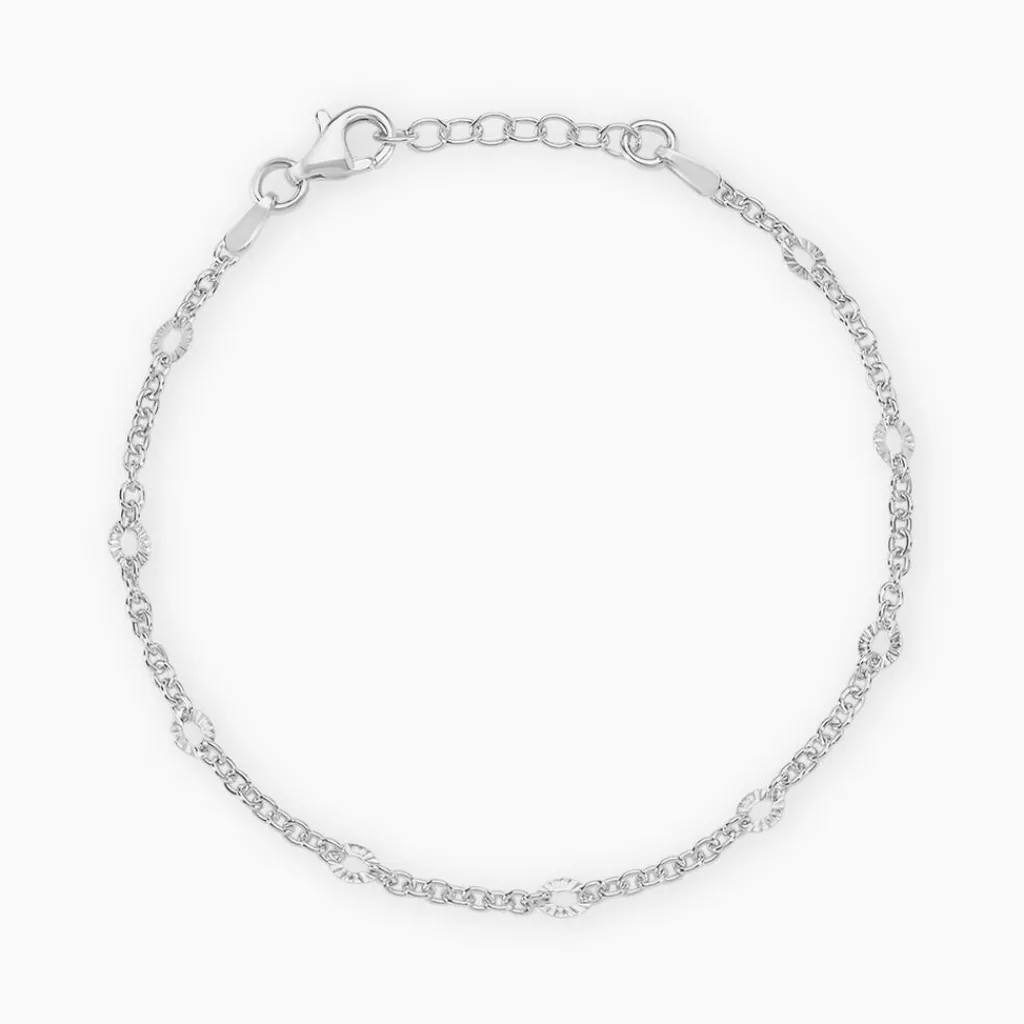 Histoire d'Or Bracelet Leodie Argent Blanc Sale