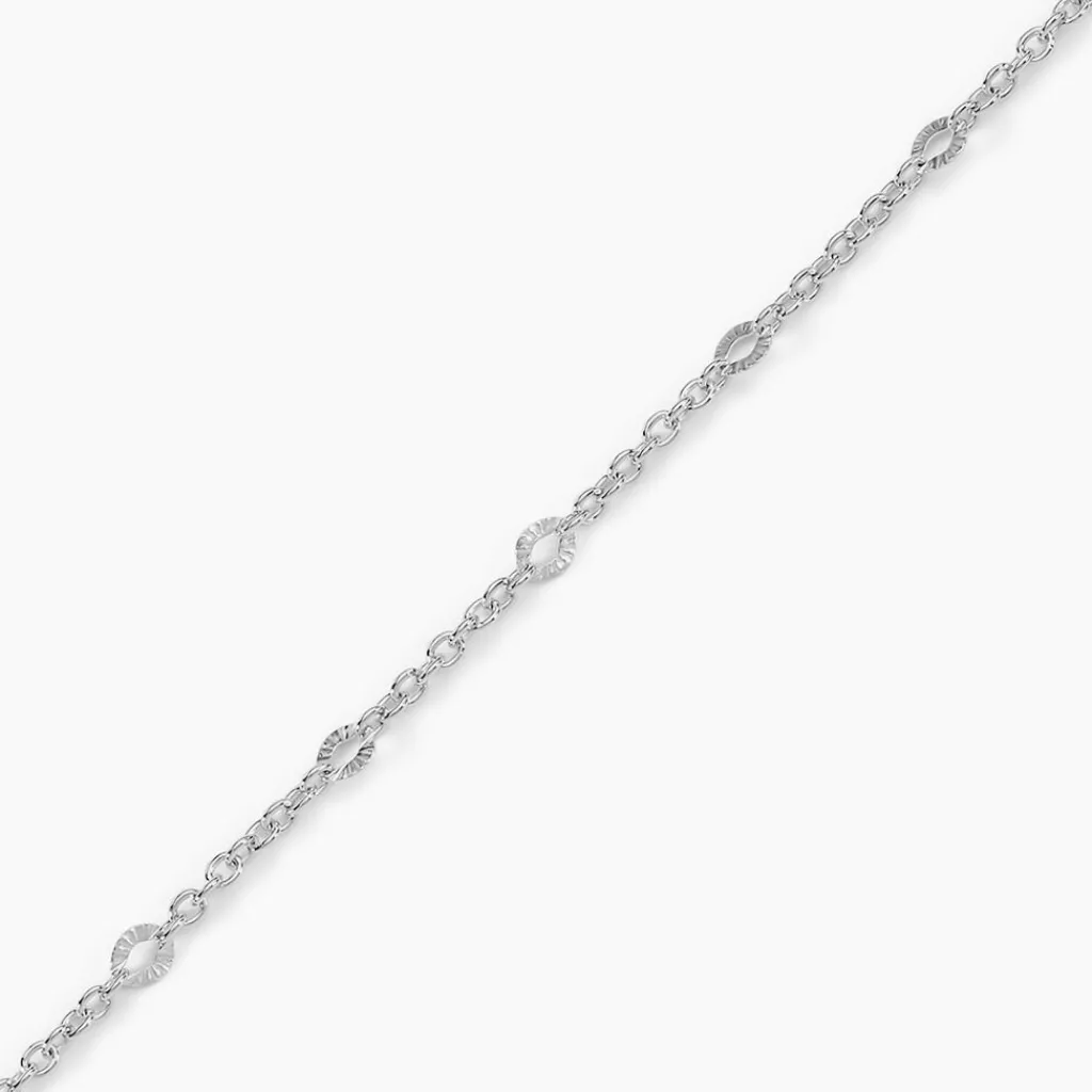 Histoire d'Or Bracelet Leodie Argent Blanc Sale