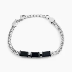 Histoire d'Or Bracelet Leonard Acier Bicolore New