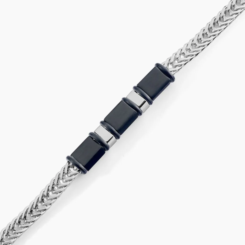 Histoire d'Or Bracelet Leonard Acier Bicolore New