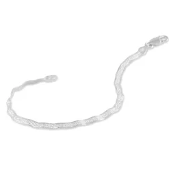 Histoire d'Or Bracelet Leonte Argent Blanc