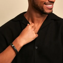 Histoire d'Or Bracelet Lex Acier Blanc Clearance