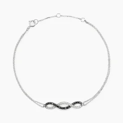 Histoire d'Or Bracelet Lilybeth Or Blanc Diamant Clearance