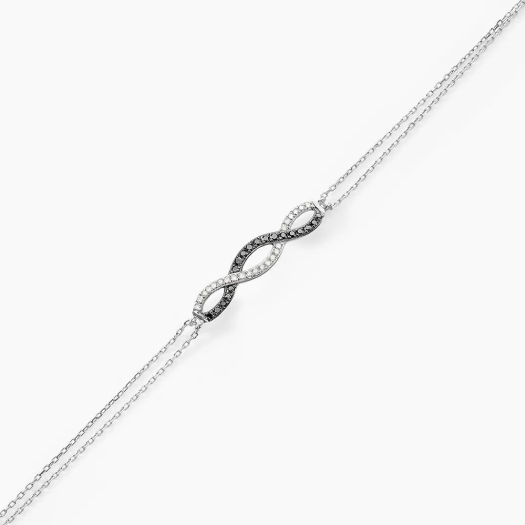 Histoire d'Or Bracelet Lilybeth Or Blanc Diamant Clearance