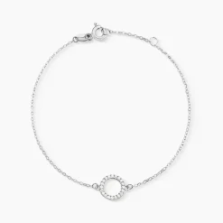 Histoire d'Or Bracelet Lim De Zirconium or blanc oxyde Discount