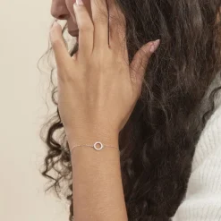 Histoire d'Or Bracelet Lim De Zirconium or blanc oxyde Discount