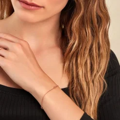 Histoire d'Or Bracelet Lipa Argent Rose Oxyde De Zirconium argent rose oxyde champagne New