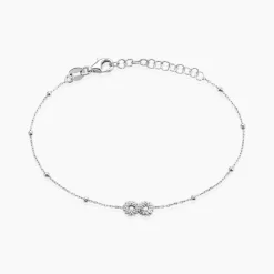 Histoire d'Or Bracelet Lizéa Argent Blanc Outlet