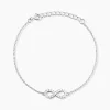 Histoire d'Or Bracelet Lou Argent Blanc Oxyde De Zirconium Sale