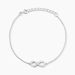 Histoire d'Or Bracelet Lou Argent Blanc Oxyde De Zirconium Sale