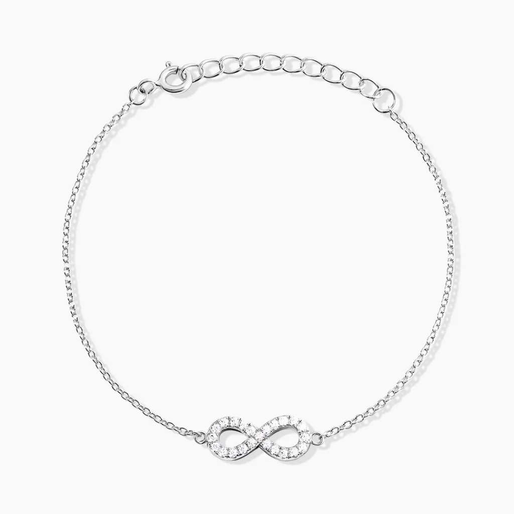 Histoire d'Or Bracelet Lou Argent Blanc Oxyde De Zirconium Sale