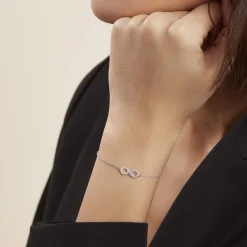 Histoire d'Or Bracelet Lou Argent Blanc Oxyde De Zirconium Sale