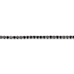 Histoire d'Or Bracelet Lou-anne argent blanc oxyde de zirconium noir Online