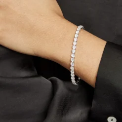 Histoire d'Or Bracelet Lou-anne Argent Blanc Oxyde De Zirconium Blanc argent blanc oxyde zirconium Online