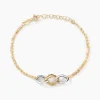 Histoire d'Or Bracelet Louisa Or Bicolore Clearance
