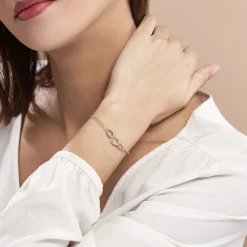 Histoire d'Or Bracelet Louisa Or Bicolore Clearance