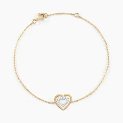Histoire d'Or Bracelet Love Is In The Air Or Jaune Oxyde De Zirconium Discount