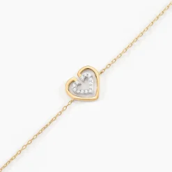 Histoire d'Or Bracelet Love Is In The Air Or Jaune Oxyde De Zirconium Discount