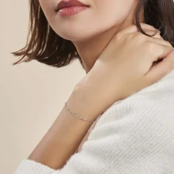 Histoire d'Or Bracelet Love Love De Zirconium argent blanc oxyde Clearance