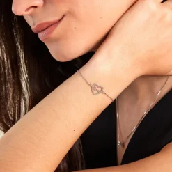 Histoire d'Or Bracelet Lovia Argent Blanc Clearance