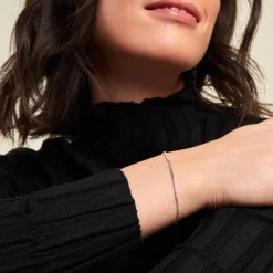 Histoire d'Or Bracelet Luciane Argent Blanc Oxyde De Zirconium Outlet