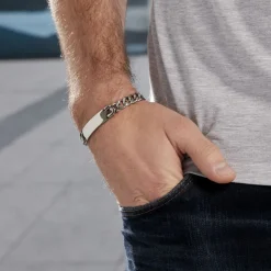 Histoire d'Or Bracelet Ludo Acier Blanc Best