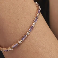 Histoire d'Or Bracelet Luteciaae Plaqué Or Jaune Oxyde De Zirconium Best