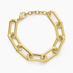 Histoire d'Or Bracelet Lyre Acier Jaune Outlet