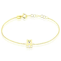 Histoire d'Or Bracelet Mae Ourson Or Jaune New