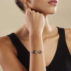 Histoire d'Or Bracelet Magalie Argent Blanc Céramique Et Oxyde De Zirconium Clearance