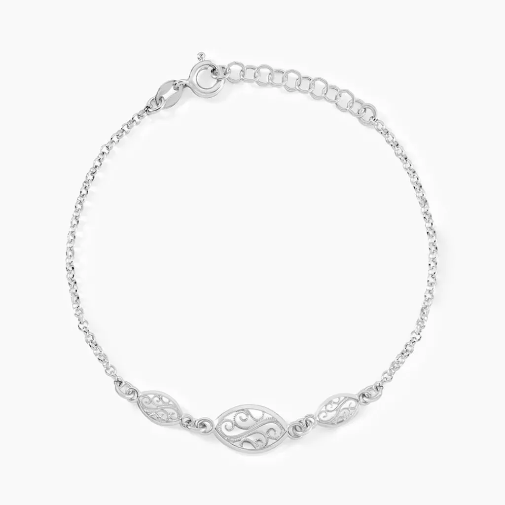Histoire d'Or Bracelet Mahee Argent Blanc Online