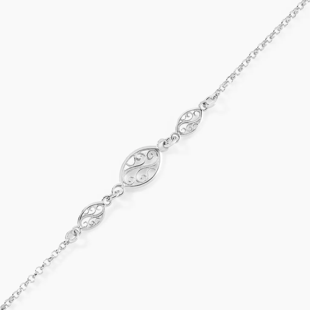 Histoire d'Or Bracelet Mahee Argent Blanc Online