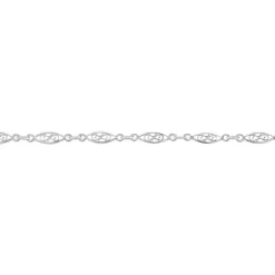 Histoire d'Or Bracelet Mahee Maille Filigrane Argent Blanc Best