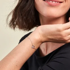 Histoire d'Or Bracelet Mahira Argent Blanc Oxyde De Zirconium